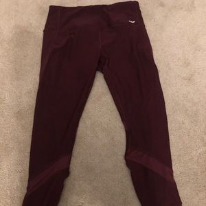 RBX Maroon 7/8 Leggings